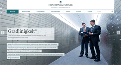 Desktop Screenshot of heinemann-und-partner.de